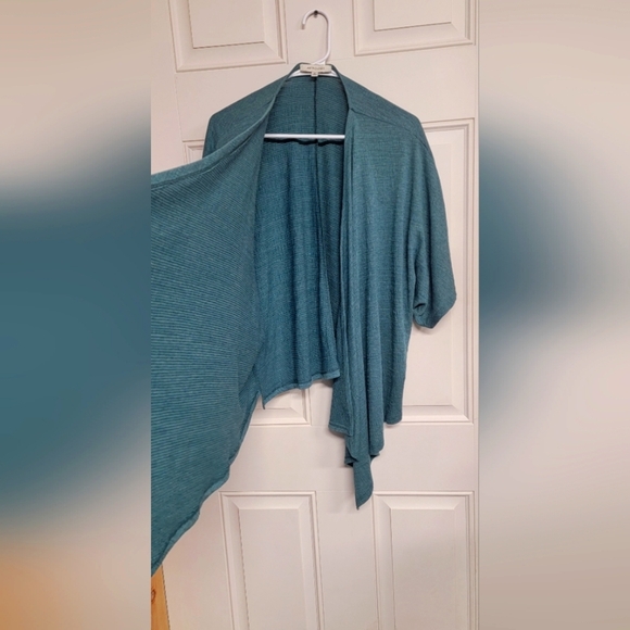 Women's Size Med, Astrologie, Teal Colored, Open Front, Long Sleeved, Ca… - Picture 4 of 8